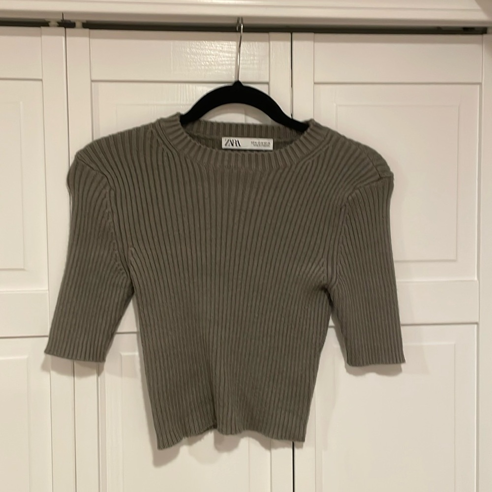 Zara cropped sweater